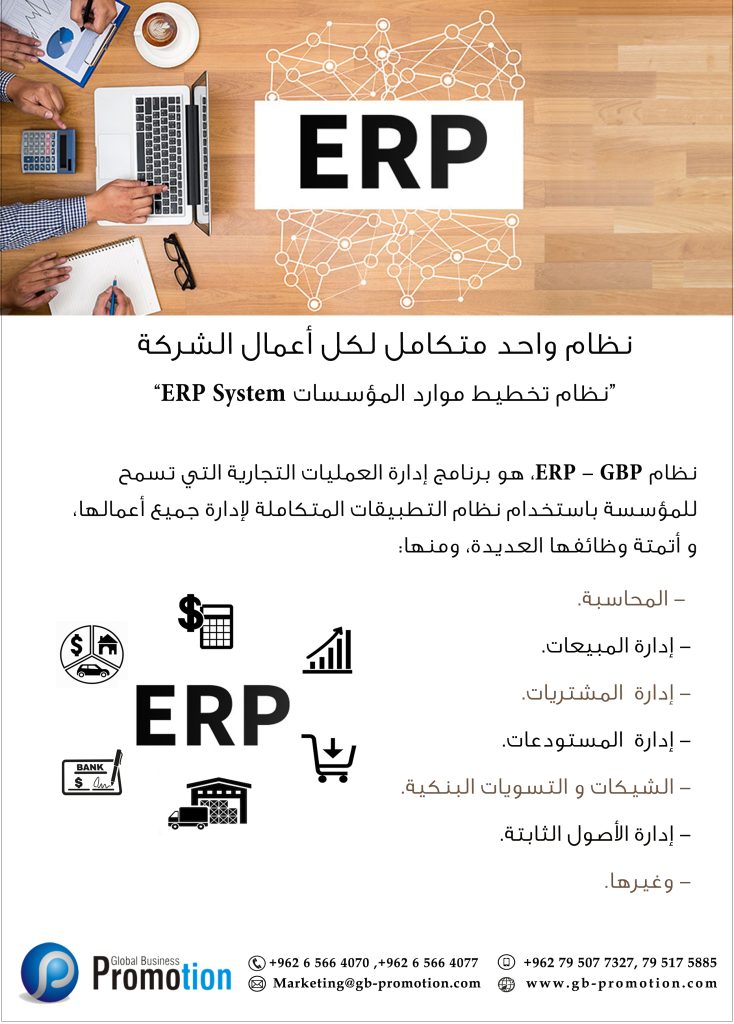 ERP System Flayer 734x1024