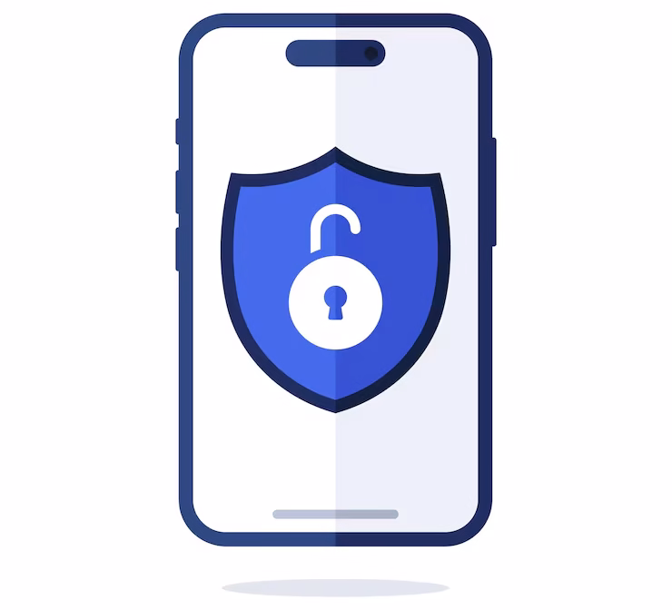 Cyber security shield with smart phone 78370 3595 740x672