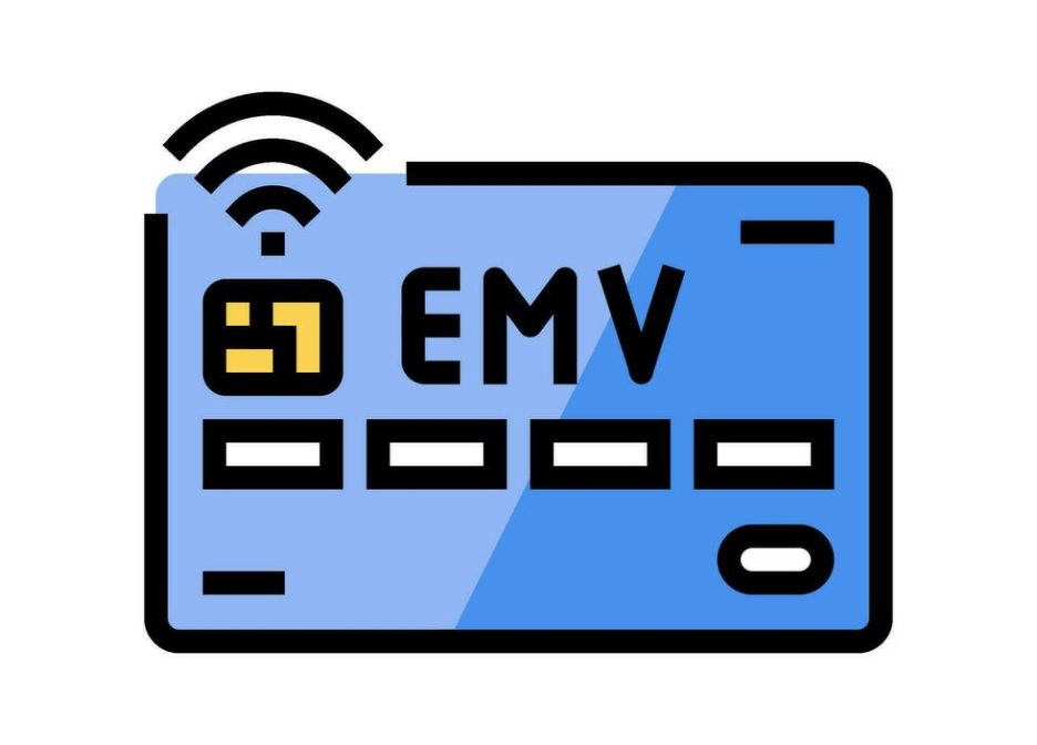 Emv card bank payment color icon illustration vector 936x672
